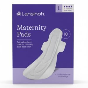 Serviettes Maternité Post-Partum Lansinoh Extra Absorbantes pour lochies après accouchement