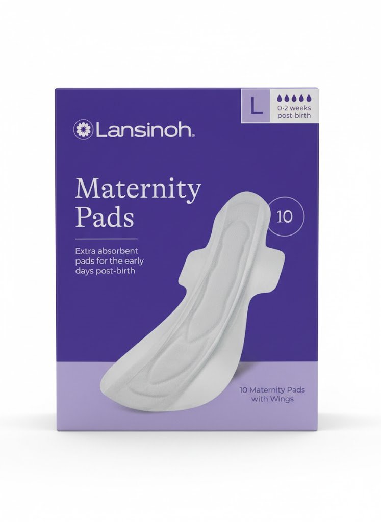 Serviettes Maternité Post-Partum Lansinoh Extra Absorbantes pour lochies après accouchement