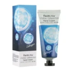 Tube de crème mains au collagène Farmstay Visible Difference pour une peau ferme et hydratée.