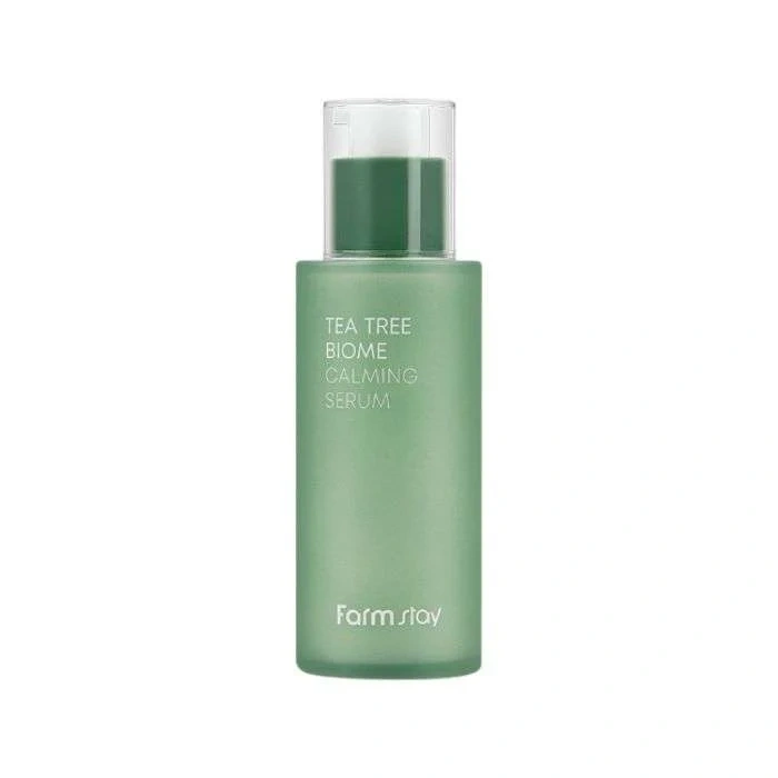 farmstay-tea-tree-biome-serum-apaisant-arbre-a-the-50ml Sérum Apaisant Arbre à Thé Farmstay au Tea Tree et Centella Asiatica pour peaux à imperfections.