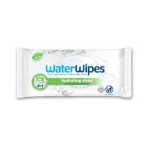 Paquet de 48 Lingettes Hydratantes Bébé WaterWipes enrichies à l'Aloé Vera pour peaux sensibles.