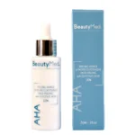 Flacon pipette du Peeling Visage Acide Glycolique Beauty Med AHA 10% pour un renouvellement cellulaire intense.