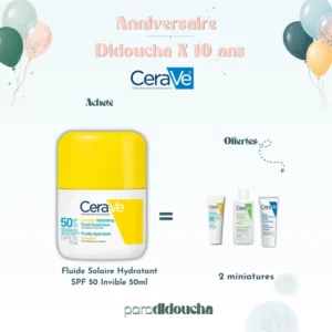 Fluide Solaire Hydratant SPF 50 Invible 50ml