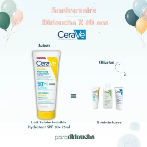 Lait Solaire Invisible Hydratant SPF 50+ 75ml