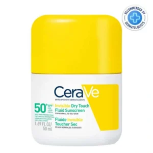 CeraVe Fluide Solaire Toucher Sec SPF 50 Invisible 50ml – Image 2