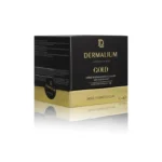 Pot de Dermalium Crème Gold Régénératrice Cellulaire de Nuit, soin anti-âge luxueux à l'or et acide hyaluronique.