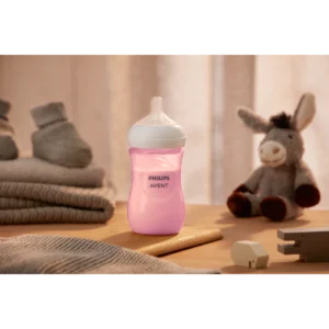 Biberon Philips Avent Natural Response 260ml SCY903/11 pour bébé de 3 à 6 mois, tétine débit moyen.
