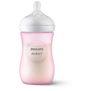 Biberon Philips Avent Natural Response 260ml SCY903/11 pour bébé de 3 à 6 mois, tétine débit moyen.