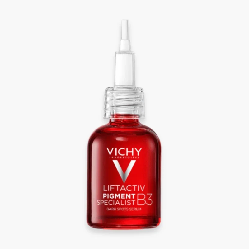 Flacon compte-gouttes Vichy Liftactiv Specialist Serum B3 pour la correction des rides et des taches brunes.