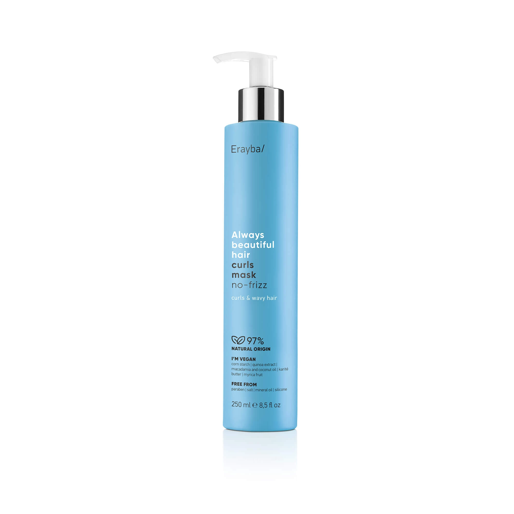 Pot de masque capillaire Erayba Always Beautiful Hair Curls Masque 250 ml pour la nutrition et la définition des boucles