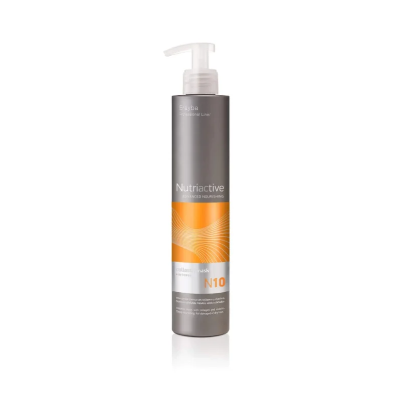 Pot de masque capillaire Erayba Nutriactive Collastin Masque N10 250ml au collagène et élastine