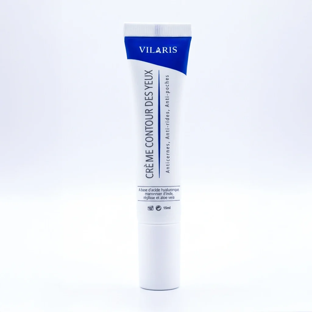 Flacon de la Vilaris Creme Contour Des Yeux 15ml pour hydrater et lisser les ridules du regard