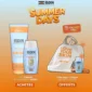 Offre promotionnelle ISDIN comprenant le fluide visage Fusion Water Magic, le Transparent Spray corps, avec un tote bag et une coque offerts.