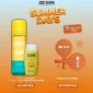 Offre ISDIN de l'été comprenant l'Hydro Lotion SPF50, la crème solaire visage Carlos Alcaraz et les raquettes de plage offertes.