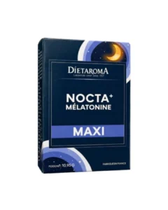 Boîte de compléments alimentaires Dietaroma Nocta+Melatonine Maxi contenant 15 comprimés pour le sommeil.