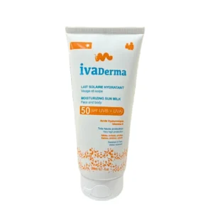 Ivaderma Solaire SPF50 Hydratant Visage et Corps 200ml – Très Haute Protection