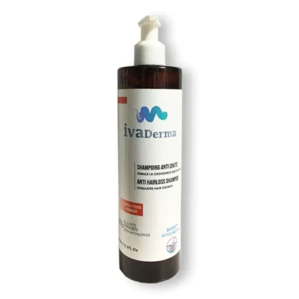 Ivaderma Shampoing Anti-Chute 400ml fortifiant pour cheveux clairsemés et fragiles