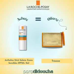 La Roche-Posay Anthelios Stick Solaire Zones Sensibles SPF50+ 9ml + Trousse Offerte