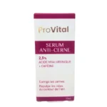 Provital Sérum Anti-Cernes en flacon de 10ml, soin contour des yeux concentré en acide hyaluronique et caféine contre les poches et cernes
