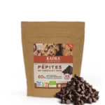 Sachet de 100g Kaoka Pépites de Chocolat Noir certifiées biologiques et équitables à 58% de cacao