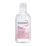 Bioderma Sensibio AR+ Micellar Gel en flacon pompe de 250ml, gelée micellaire nettoyante, démaquillante et anti-rougeurs pour peaux sensibles