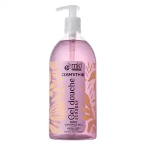 Flacon pompe de mkl gel douche surgras mure sauvage bio 1l pour l'hygiène, la douceur et l'hydratation gourmande de toute la famille