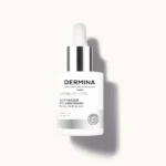 Flacon-pompe de Dermina Sensi-Blanc Activateur Éclaircissant, sérum anti-taches pour peaux sensibles