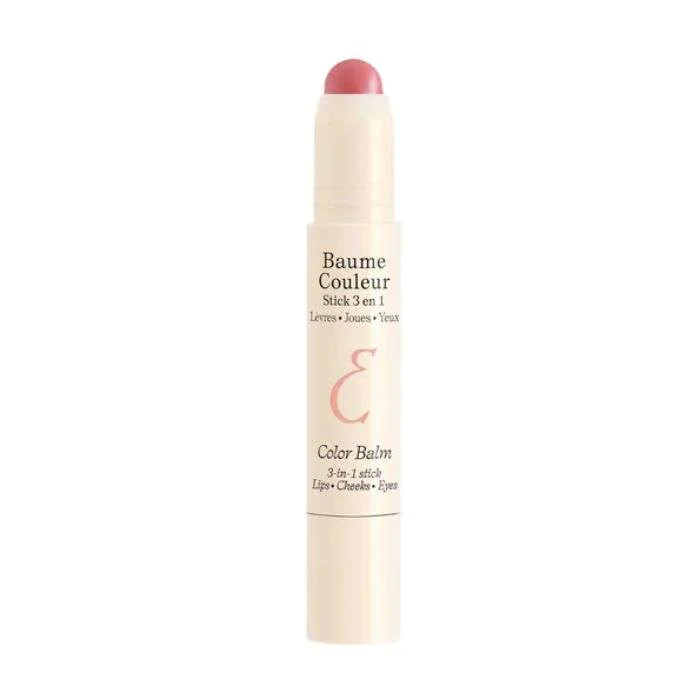 Stick rétractable Embryolisse Baume Couleur 3 en 1 Lèvres Joues Yeux 2.5g teinte Rose Nude.