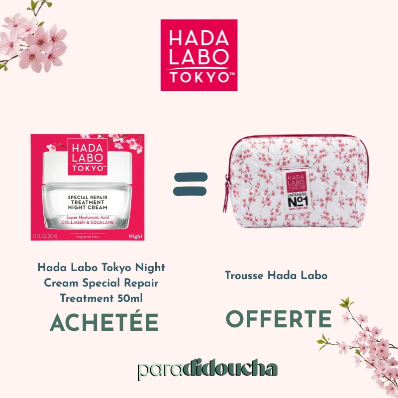 Pot de Hada Labo Night Cream Special Repair Treatment de 50ml pour une régénération et hydratation nocturne intense.