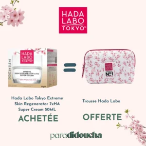 Pot de Hada Labo Extreme Skin Regenerator 7xHA Super Cream de 50g pour une hydratation et régénération intenses.