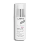 Flacon compte-gouttes de Noreva Trio White Mela Sérum Anti-Taches de 30ml pour un teint unifié et lumineux.