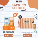 pack isdin fusion water magic spf 50 contenant le fluide invisible 50ml et le fluide magic glow à moitié prix