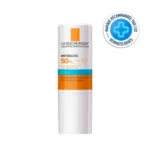 Anthelios Stick solaire La Roche-Posay Anthelios SPF50+ de 9ml pour la protection ciblée et invisible des zones sensibles.