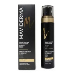 Flacon de Maviderma Sérum Hydratant à la Kératine pour la réparation et la brillance des cheveux secs