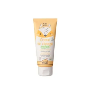 Tube de MKL Baby Green Crème de Change de 75ml à l'oxyde de zinc et magnésium pour protéger les fesses de bébé.