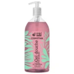 Flacon pompe de mkl gel douche surgras fleurs de cerisiers pour l'hygiène, la douceur et l'hydratation parfumée de toute la famille