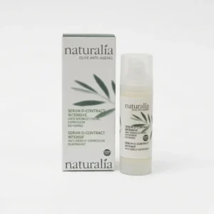 Naturalia Serum D-Contract Intensif Anti-Rides à effet botox-like pour le visage.