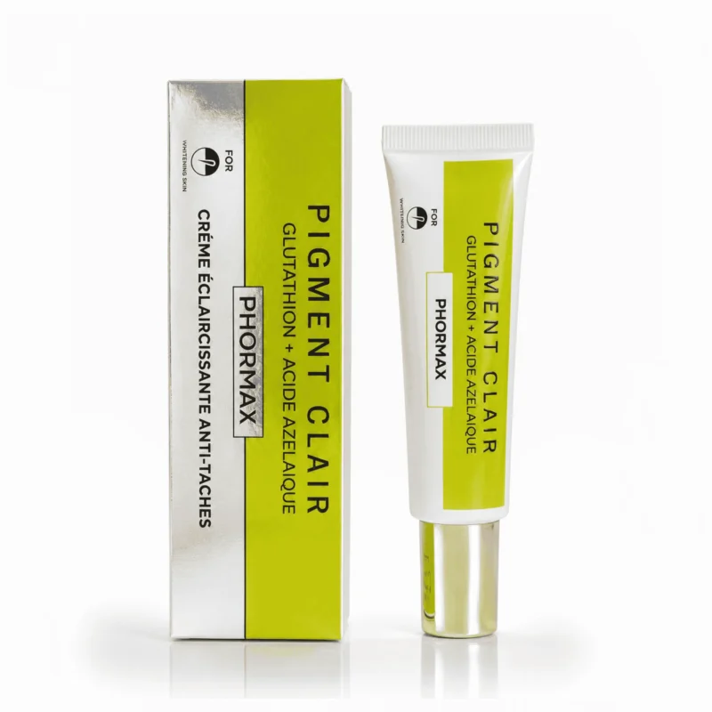 phormax-pigment-clair-creme-40ml Phormax Pigment Clair Crème en tube de 40ml, soin correcteur visage anti-taches et éclaircissant au glutathion et acide azélaïque