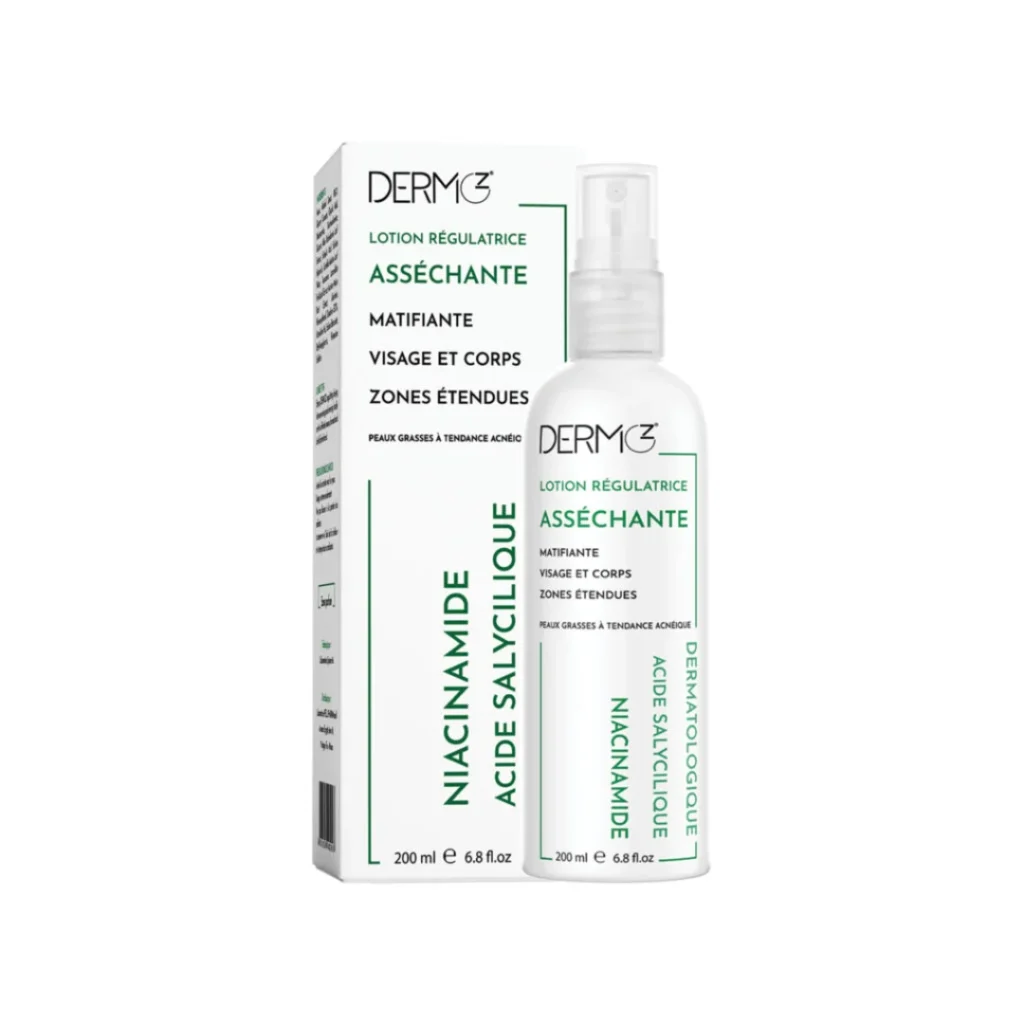 Dermoz Lotion Régulatrice Asséchante 200ml soin purifiant et asséchant imperfections