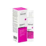 Tube de 50 ml de NiacinAZ Niaciazel R Crème, soin dermatologique apaisant et correcteur à l'acide azélaïque.