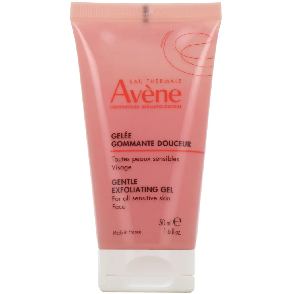 La Avène Gelée Gommante Douceur 50 ml exfolie en douceur, affine le grain de peau et ravive l'éclat des peaux sensibles. Gel exfoliant apaisant à l'eau thermale.