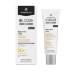 Flacon de fluide solaire anti-âge Heliocare 360 Age Active Fluid SPF50 50ml.