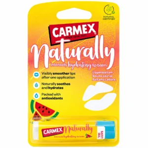 Carmex Naturally Pastèque Stick 4,25 g baume à lèvres naturel et hydratant