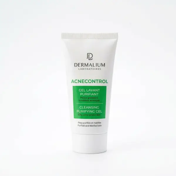 Dermalium Acnecontrol Gel Lavant Purifiant 150ml soin nettoyant purifiant et sébo-régulateur peaux à tendance acnéique