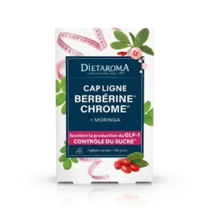 Dietaroma Cap Ligne Berbérine Chrome + Moringa 40 gélules complément alimentaire minceur et régulation métabolique