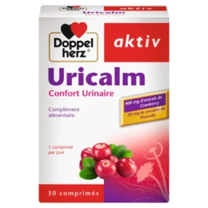 Doppelherz aktiv Uricalm 30 comprimés complément alimentaire confort urinaire canneberge et pissenlit