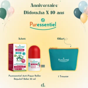 Puressentiel Anti-Pique Roller Répulsif Bébé 30ml + Trousse Offerte – Image 1