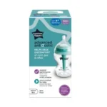 Biberon anti-colique Tommee Tippee Natural Start Décor 260 ml débit lent dès la naissance.