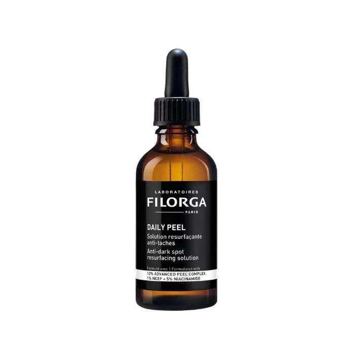 Flacon 50ml Filorga Daily Peel Solution Resurfaçante Anti Taches peeling de nuit.