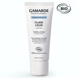 Gamarde Fluide Hydratant Léger 40ml soin visage bio et apaisant